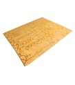 5.5 X 7.8 Ft.. Golden yellow Moroccan style Abstract carpet , 165 X 235 cm
