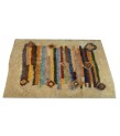 6.11 X 10 Ft.. 210x305 cm  Designer Colorful Curly Pile rug
