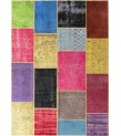 Turkish Patchwork rug, Vintage Handmade Rug , Anatolian Rug , Modern Rug , Bohemian Rug  , %100 Wool Rug , Area Rug