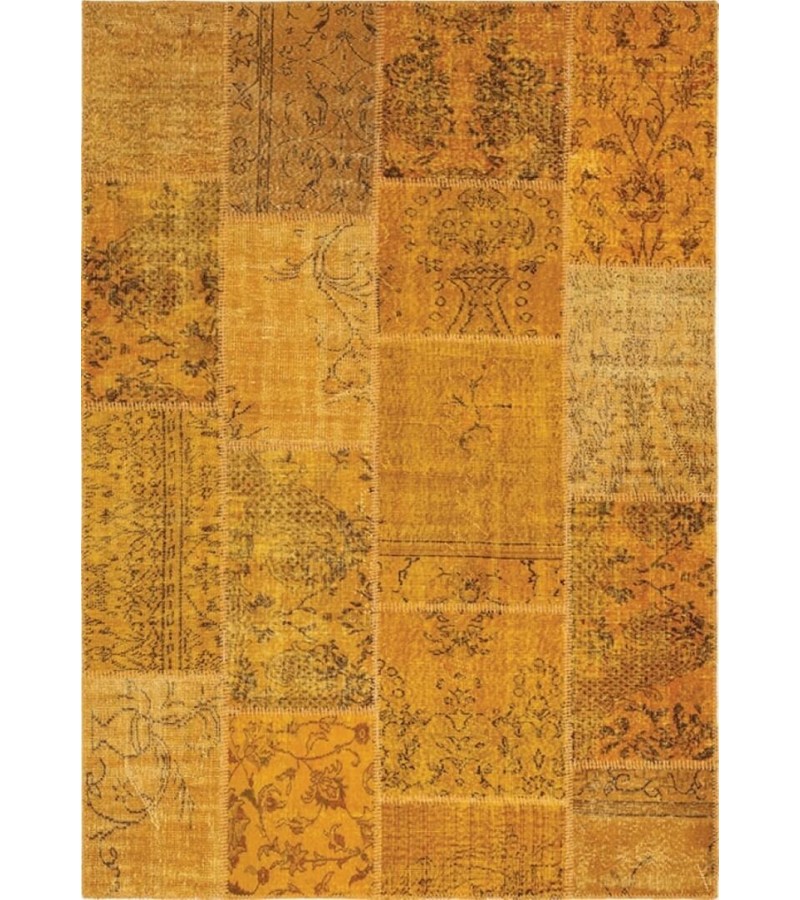 Turkish Patchwork rug, Vintage Handmade Rug , Anatolian Rug , Modern Rug , Bohemian Rug  , %100 Wool Rug , Area Rug