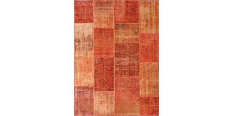 Turkish Patchwork rug, Vintage Handmade Rug , Anatolian Rug , Modern Rug , Bohemian Rug  , %100 Wool Rug , Area Rug