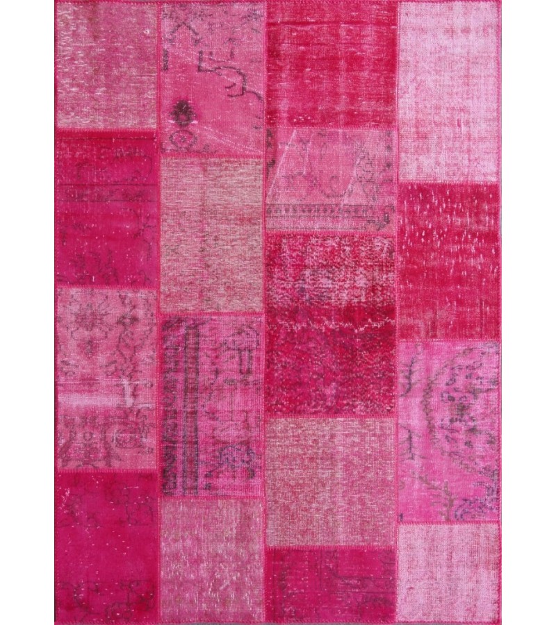 Turkish Patchwork rug, Vintage Handmade Rug , Anatolian Rug , Modern Rug , Bohemian Rug  , %100 Wool Rug , Area Rug