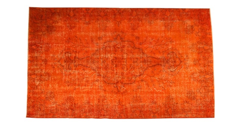 5.8 X 8.11 Ft..  172x282 Cm.. Orange Kitchen Rug