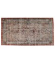 6.9 X 10.6 Ft.. 205x320 Cm  Oversize Faded Color Medallion Area Rug