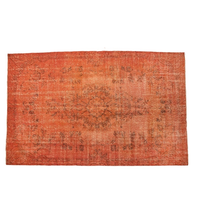 5.7 X 9.1 170 X 276 CM  Orange Vintage Carpet