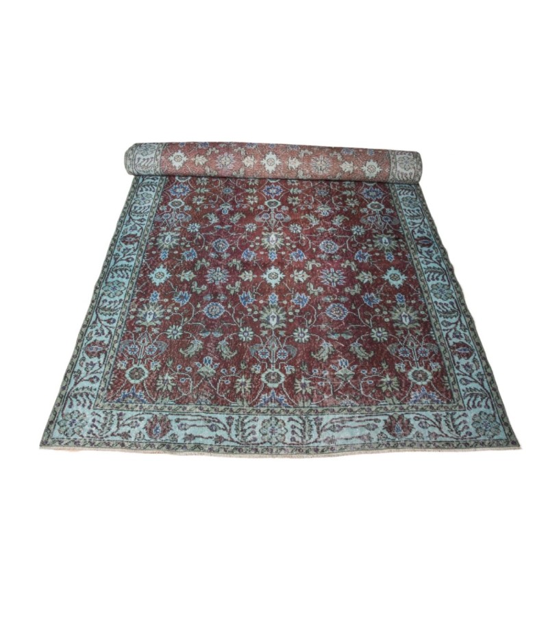 5.5 X 9.6 Ft.. 165X290 CM Floral Modern Boho deco Oushak Rug