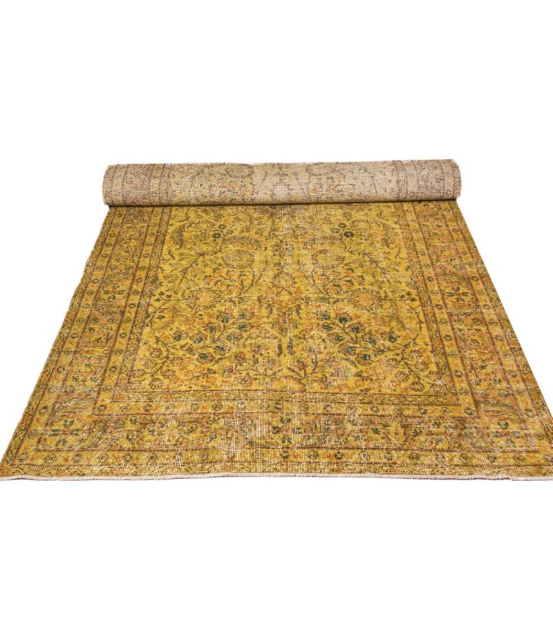 5.4 X 8.10 Ft.. 163X270 CM Mixed Color Vintage Turkish Rug