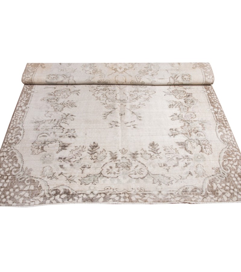 5.7 X 9.1 Ft.. 175x280 cm Pastel Colors high Pile Designer rug , Living Room Rug