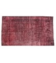 6.6' X 10.1' Ft 203x310 CM  Red Vintage Rug , Turkish Area Rug , Hand Knotted Rug , Kitchen Rug , Office Rug .