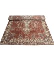 5 X 9 Feet . PErfect Madallion Rug , Copper Color Rug , Turkish Hand KNotted Antique Rug , Living Room Rug , No Repeair PErfect Condition