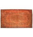 5.7 X 9.2 Ft.. 175x283 cm Orange Color Rug , Living Room Rug , Hand Knotted Rug , Mid-Country Rug Very Good  situation