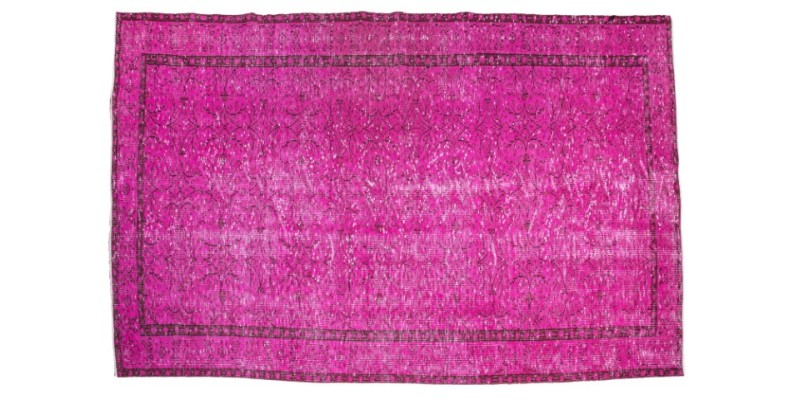 5 X 8.8 Ft.. 151x269 cm Pastel Pink  Colors high Pile Designer rug , Turkish Hand Knotted Rug