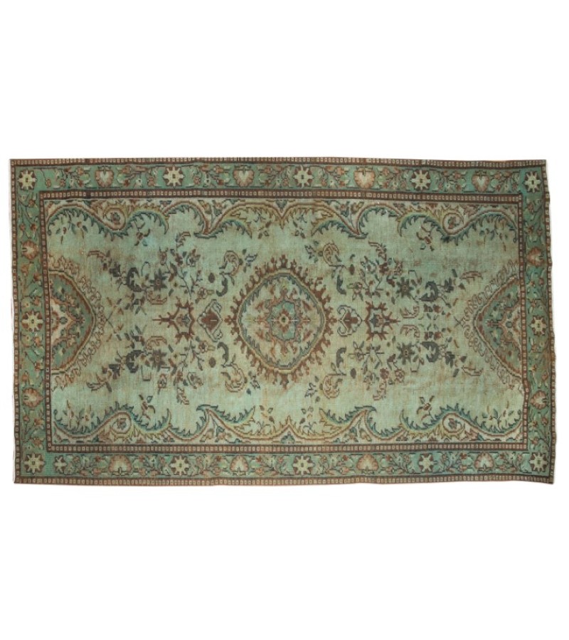 5.2 X 9 Ft.. 159x274 cm This is Hand Knotted Turkish Rug , Two Colors Rug 
