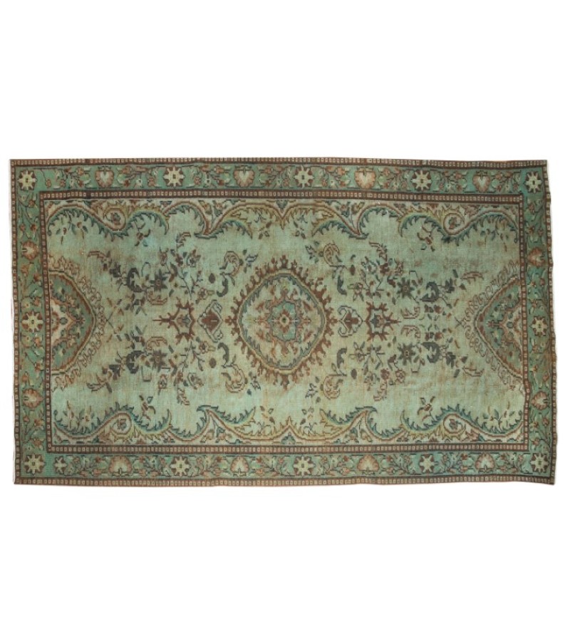 5.2 X 9 Ft.. 159x274 cm This is Hand Knotted Turkish Rug , Two Colors Rug