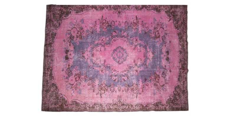 6.3 X 10 Ft.. 195x306 cm Living Room Rug  , Turkish Hand Knotted Rug , Pastel Colors Rug