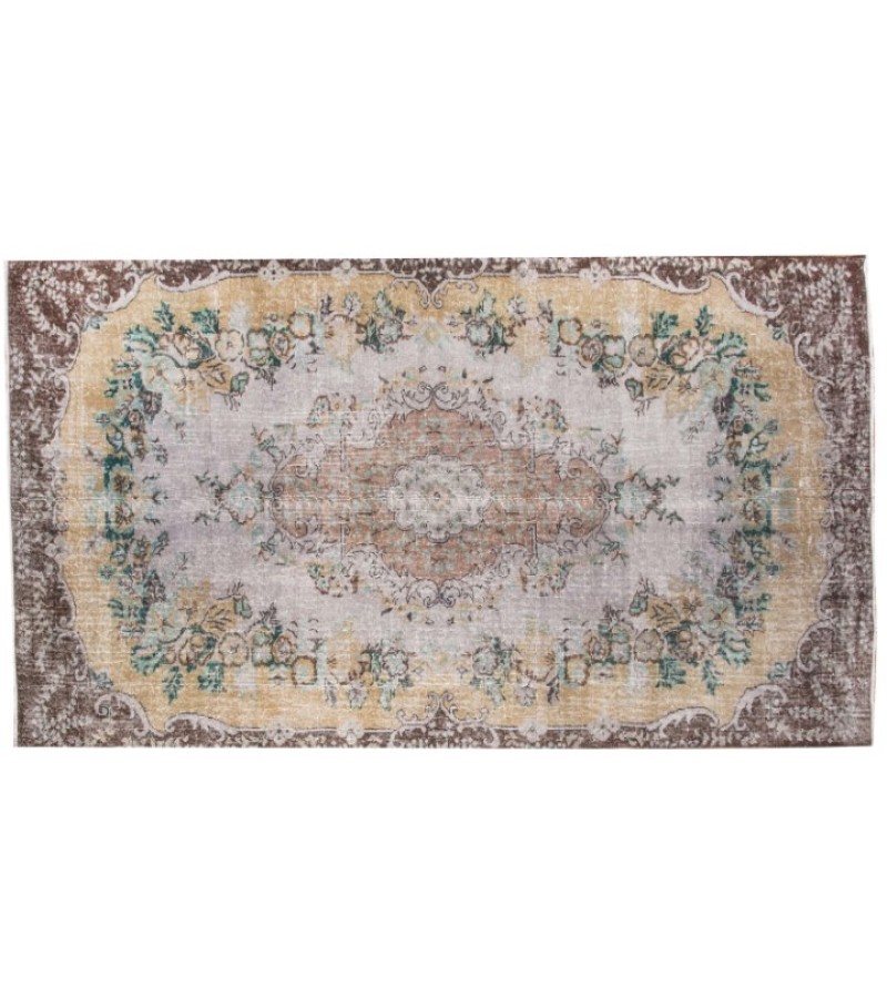 4.8 X 8.8 Ft.. 149x268 cm Turkish Rug , Bedroom Muted Rug , Decoration Rugs , This Hand Knotted Rug