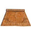 4.7 X 8.4 Ft.. 141x255 cm Orange Kitchen Rug , Decoration Dizayn Rug , Vintage Carpets