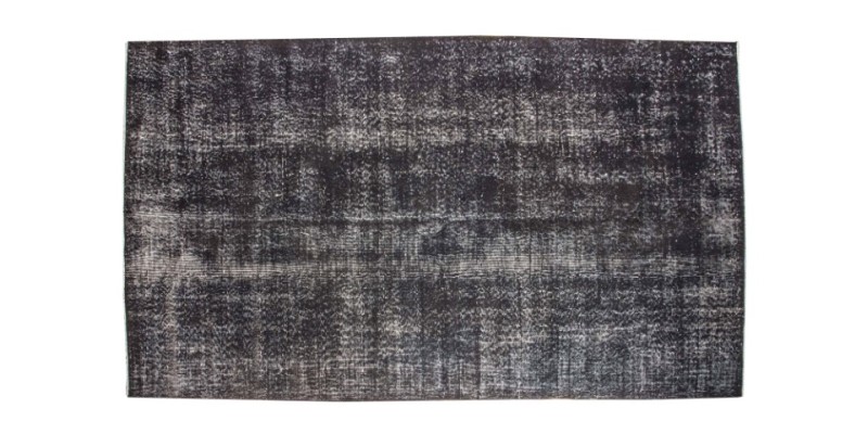 6.11 X 10 Ft.. 166x271 cm Black Rugs , Hand Knotted Decoration Rug , Turkish Area Rug