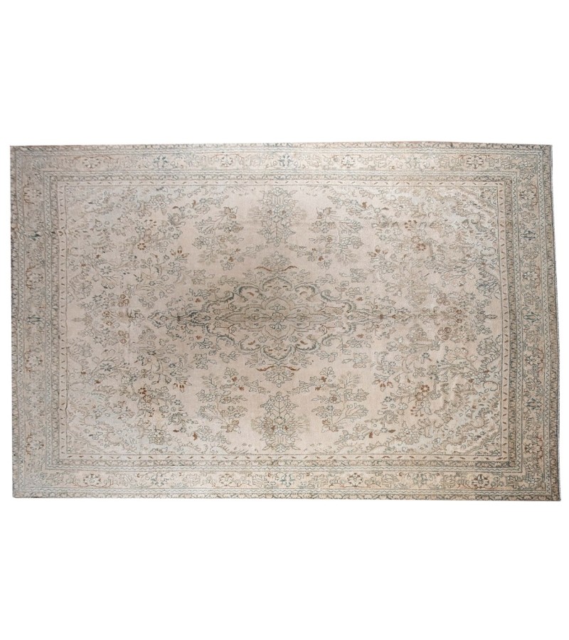 9 X 12 Feet . Perfect Madallion in Natural Colors Rug , Turkish Hand Knotted Persian Rug , Living Room Antique Rug , No Repeair Perfect Condition