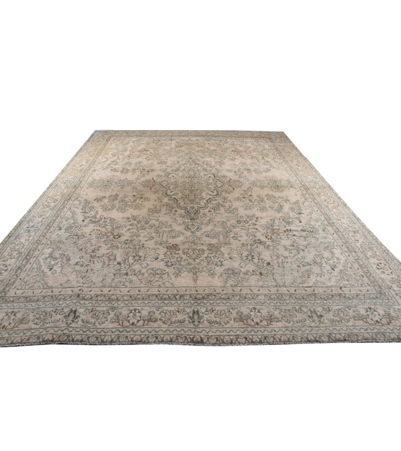 9 X 12 Feet . Perfect Madallion in Natural Colors Rug , Turkish Hand Knotted Persian Rug , Living Room Antique Rug , No Repeair Perfect Condition