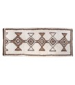 3 X 10 Feet . Turkish Hand Knotted Wool Runner Rug , Beatiful Hand PAttern Antique Rug , No Repeair PErfect Condition , Anatolian Rug