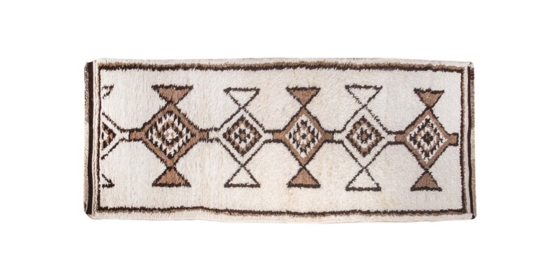 3 X 10 Feet . Turkish Hand Knotted Wool Runner Rug , Beatiful Hand PAttern Antique Rug , No Repeair PErfect Condition , Anatolian Rug