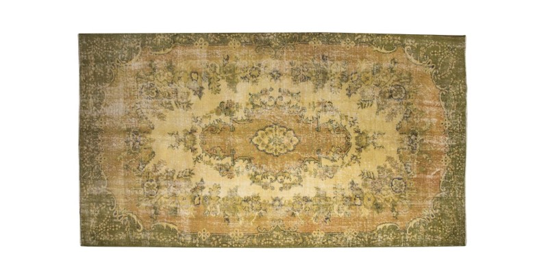 5.8 x 9.2 Ft.. 172x280 cm  Colorful Faded Turkish Carpet
