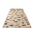 6x9 Feet. Modern Carpet, Turkish Shaggy Tulu rug ,handmade shaggy rug , Oversize Beige in Brown  Colors high Pile Designer rug