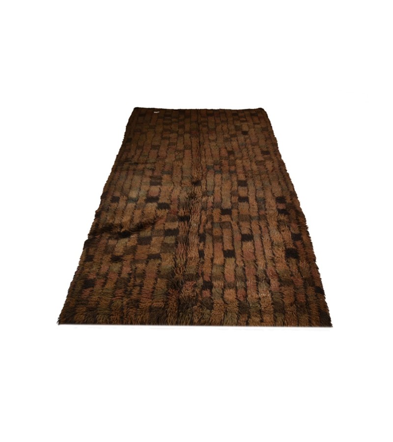 5X8 Feet . Modern Carpet, Turkish Shaggy Tulu rug ,handmade shaggy rug , Oversize Brown  Colors high Pile Designer rug