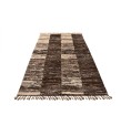 6X8 Feet . Modern Carpet, Turkish Shaggy Tulu rug ,handmade shaggy rug , Oversize Brown in Beige Colors high Pile Designer rug