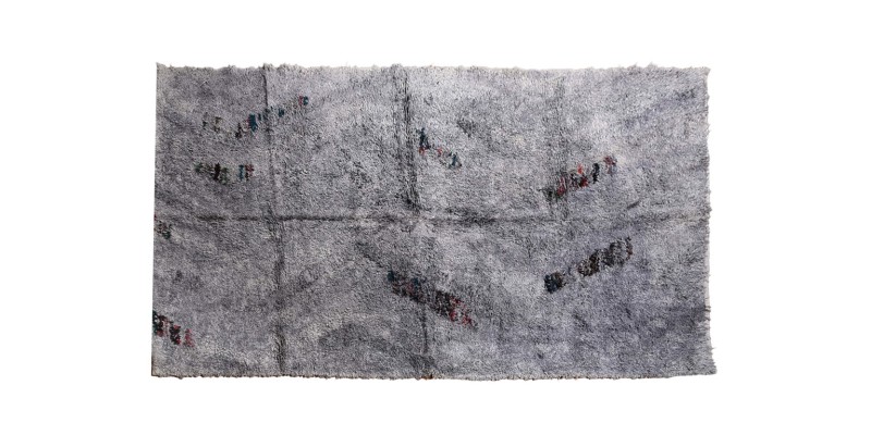 6X9 Feet . Modern Carpet, Turkish Shaggy Tulu rug ,handmade shaggy rug , Oversize Gray  Colors  , high Pile Designer rug