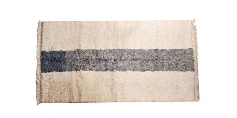 7X10 Feet . Modern Carpet, Turkish Shaggy Tulu rug ,handmade shaggy rug , Oversize Beige in Beige  details Colors high Pile Designer rug