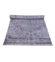 3X9 Feet . Gray Color Vintage Runner Rug , Turkish Anatolian Hand Knotted Rug , No Repair Perfect Condition , Runner Rug