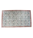 6 X 10 Feet .  Turkish Hand Knotted Antique Rug , Pastel Color Rug , No Repeair Perfect Condition Rug ,  Mid-Country  Oushak Overdyed Rug 