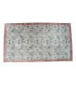 6 X 10 Feet .  Turkish Hand Knotted Antique Rug , Pastel Color Rug , No Repeair Perfect Condition Rug ,  Mid-Country  Oushak Overdyed Rug