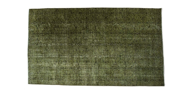 5X9 Feet . No Pattern ,  Green  Colors Rug , Turkish Hand Knotted Antique  Rug , No Repeair PErfect Condition , Anatolian Rug