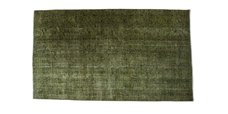 5X9 Feet . No Pattern ,  Green  Colors Rug , Turkish Hand Knotted Antique  Rug , No Repeair PErfect Condition , Anatolian Rug 