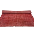 5X8 Feet . Turkish Hand Knotted Area Rug , Overdye Luxury Rug , Red Color Rug , No Repair Perfect Condition Rug