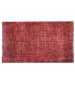 5X8 Feet . Turkish Hand Knotted Area Rug , Overdye Luxury Rug , Red Color Rug , No Repair Perfect Condition Rug