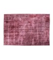 7X10 Feet . No Pattern Burgundy Color Rug , No Model  Rug , Turkish Hand KNotted Overdye Rug , PErfect Condition Rug