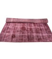 7X10 Feet . No Pattern Burgundy Color Rug , No Model  Rug , Turkish Hand KNotted Overdye Rug , PErfect Condition Rug