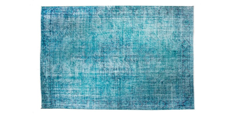 7X10 Feet , Blue Color Antique Rug , Turkish Area Rug , Luxury Living Room Rug , No Repeair PErfect Condtion Rug