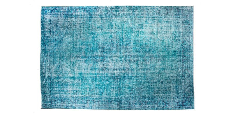 7X10 Feet , Blue Color Antique Rug , Turkish Area Rug , Luxury Living Room Rug , No Repeair PErfect Condtion Rug 