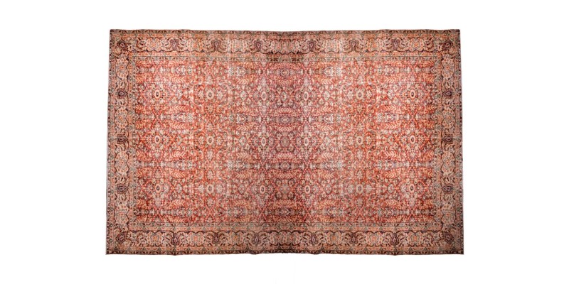 6x10 Feet . Brown Color Rug , Hand Knotted , Turkish Area Rug , Muted Living Room Rug , No Repeair perfect Condition