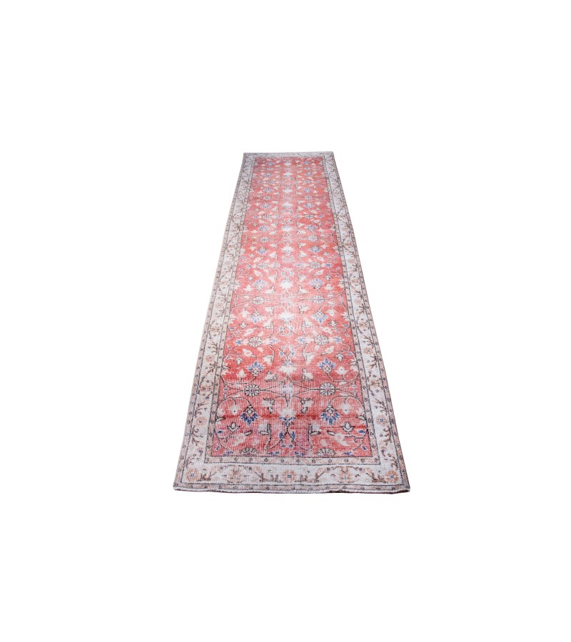 3 X 10 Feet . Turkish Hand Knotted  Runner Rug , Beatiful  PAttern Antique Rug , No Repeair PErfect Condition , Anatolian Rug