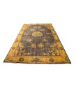 6x10 Feet . Brown  our  Yellow  Color Rug , Hand Knotted , Turkish Area Rug , Muted Living Room Rug , No Repeair perfect Condition 