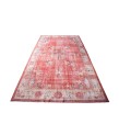 6X9 Feet . Flowers Madallion Pattern Rug , Pink Color Antique Rug , Hand Knotted Living Room Rug , Turkish Area Rug , No Repeair Perfect Condition 