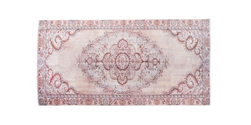 5X9 Feet . Beige Color Brown PAttern Rug , Turkish Hand KNotted Rug , Anatolian Muted Rug , No Repeair Perfect Condition Rug