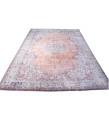 7X10 Feet . Turkish Hand  Knotted Rug , Madallion Pattern Rug , Antique Muted Color Rug , No Repeair PErfect Condition