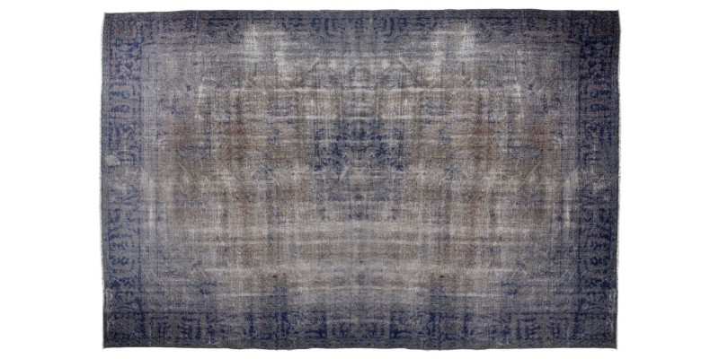 8X11 Feet .  Faint Pattern Rug , Gray Antique Rug , Living Room  Rug , Turkish Hand KNotted , Blacksmith our Rug , No Repeair Perfect Condition